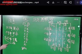 张敬平数术奇门视频课程28集百度网盘下载学习