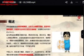 艾灸辩证取穴实战班之“一症一灸”视频课程49集百度网盘下载学习