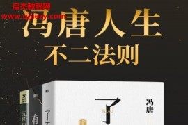 冯唐人生不二法则合辑了不起有本事无所谓电子书pdfmobiepub格式百度网盘下载学习