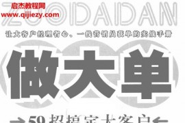 丁兴良著做大单59招搞定大客户电子版pdf百度网盘下载学习