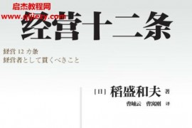 (日)稻盛和夫著经营十二条电子书pdfmobiepub格式百度网盘下载学习