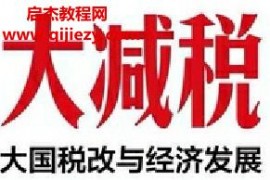 李炜光臧建文著大减税大国税改与经济发展电子书pdfmobiepub格式百度网盘下载学习