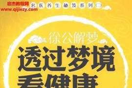 徐文兵著徐公解梦透过梦境看健康电子版pdf百度网盘下载学习