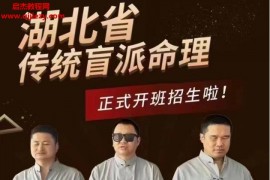 湖北省侯师傅盲派串宫压运视频课程38集百度网盘下载学习