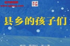 杨华著县乡的孩子们电子书pdfmobiepub格式百度网盘下载学习