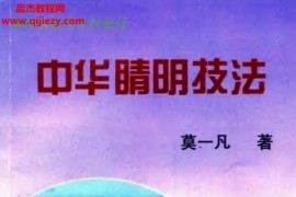 莫一凡著中华睛明技法电子书pdf百度网盘下载学习