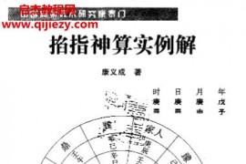 康义成著掐指神算实例解电子书pdf百度网盘下载学习