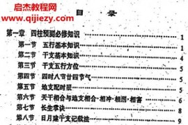 孟政荣栾圳龙著四柱金口诀电子书pdf百度网盘下载学习