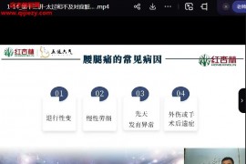 红杏林王存乐五运六气初中高面授班视频课程合集63集百度网盘下载学习