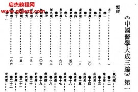 裘沛然主编中国医学大成三编12册电子书pdf百度网盘下载学习