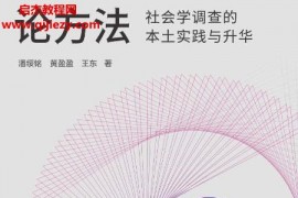 潘绥铭黄盈盈王东著论方法社会学调查的本土实践与升华电子书pdfmobiepub格式百度网盘下载学习