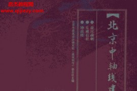 北京中轴线建筑实测图典电子版pdf百度网盘下载学习