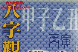 戴惠俐著八字观象实例详解电子书pdf百度网盘下载学习