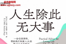 (美)BJ米勒 肖莎娜伯杰合著人生除此无大事电子书pdfmobiepub格式百度网盘下载学习