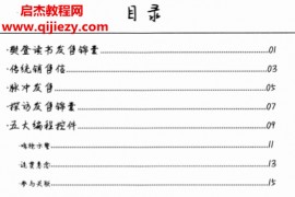 私域发售10大锦囊电子书pdf百度网盘下载学习