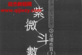 陸斌兆紫微斗數講義 上中下3册电子书pdf百度网盘下载学习