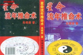 肖根崇星命流年推命术电子书pdf百度网盘下载学习