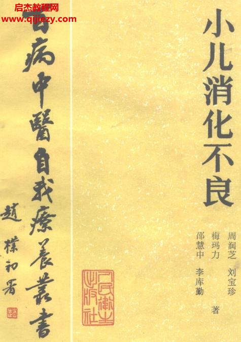 百病中醫(yī)自我診療叢書邵慧中梅瑪力周潤芝李庫勤劉寶珍著小兒消化不良電子書pdf百度網(wǎng)盤下載學習