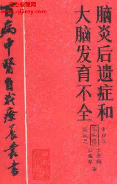 百病中醫自我診療叢書宋祚民陳淑維周潤芝呂敏華王慕嫻著腦炎后遺癥和大腦發育不全電子書pdf百度網盤下載學習