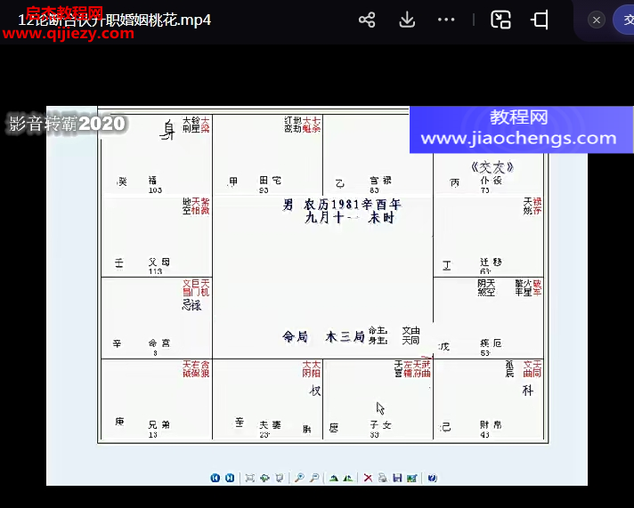 孫亙古紫微斗數(shù)視頻教學課程13集百度網(wǎng)盤下載學習