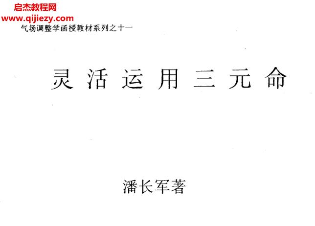 潘長軍合集10本電子書pdf百度網盤下載學習