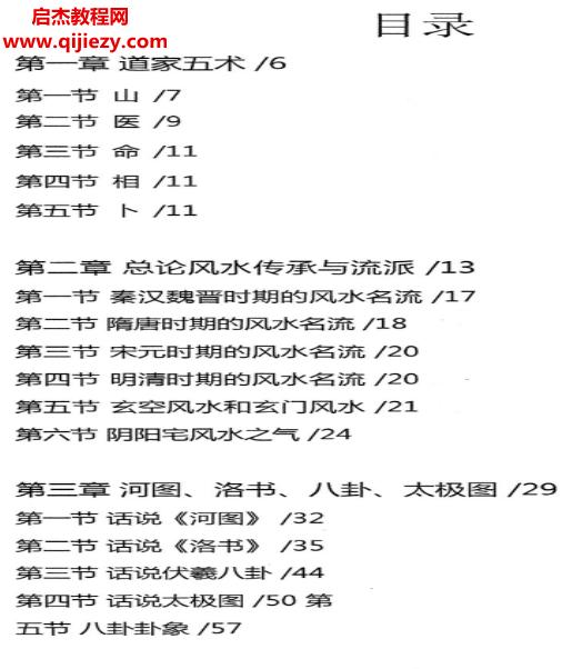 朱羅圓道家陽宅家居風水電子書pdf打印版百度網盤下載學習