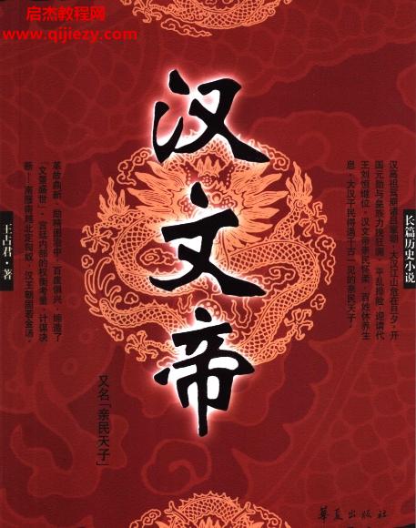 王占君著漢文帝電子書pdf百度網(wǎng)盤下載學(xué)習(xí)