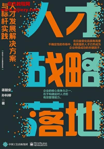 蔣朝安孫科柳著人才戰(zhàn)略落地電子書pdfmobiepub格式百度網(wǎng)盤下載學(xué)習